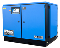 Kobelco Oil Free Rotary Screw Compressors 20 to 500 HP