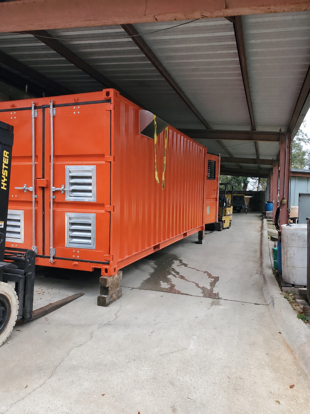 Custom Containerized Air System &mdash; Exterior