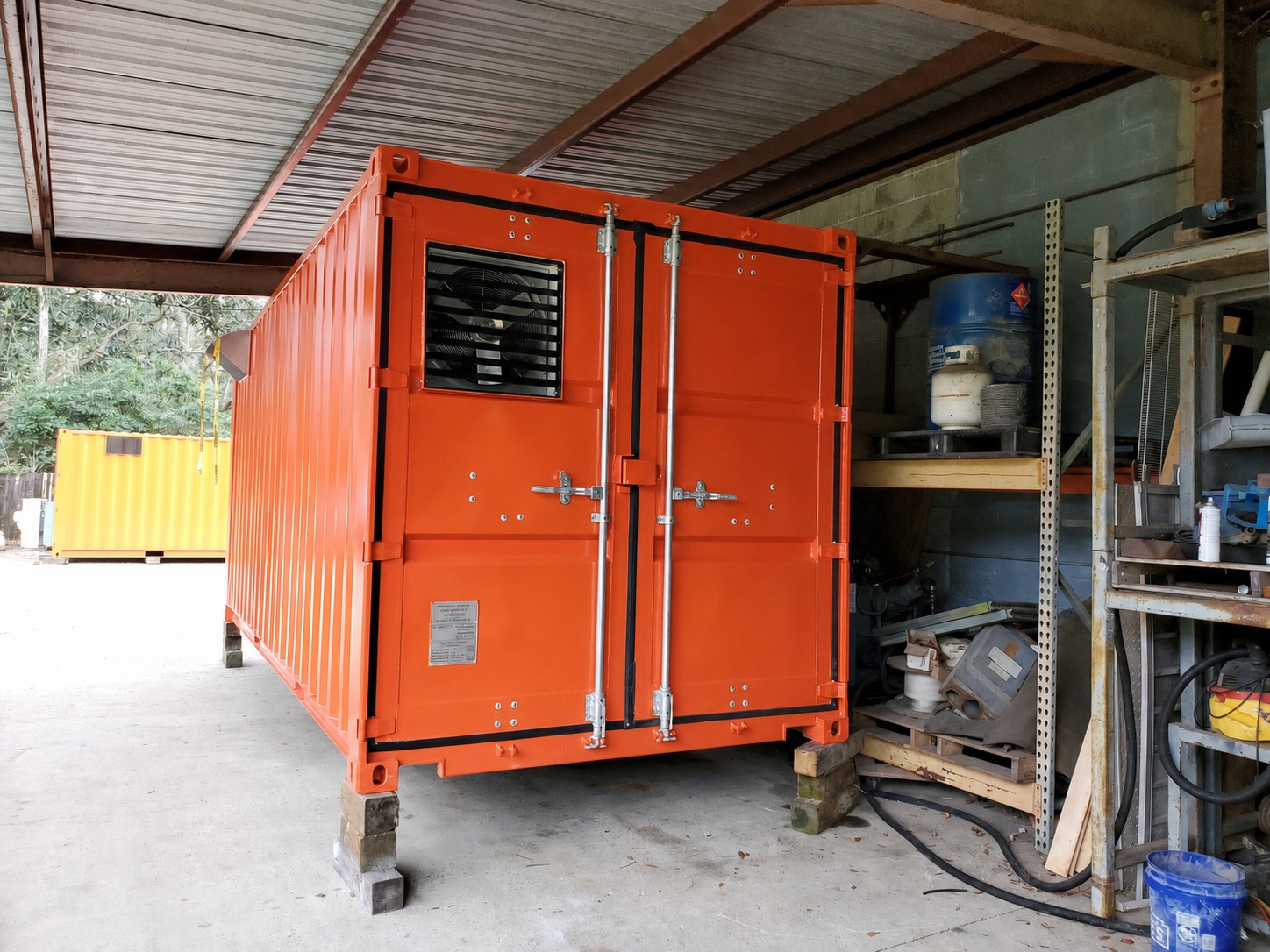 Custom Containerized Air System &mdash; Exterior