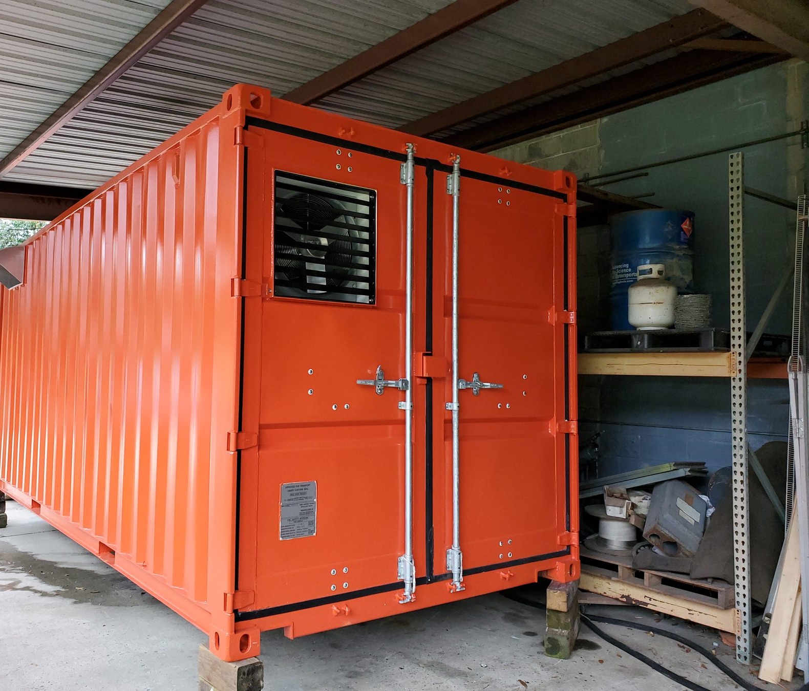 Custom Containerized Air System &mdash; Exterior