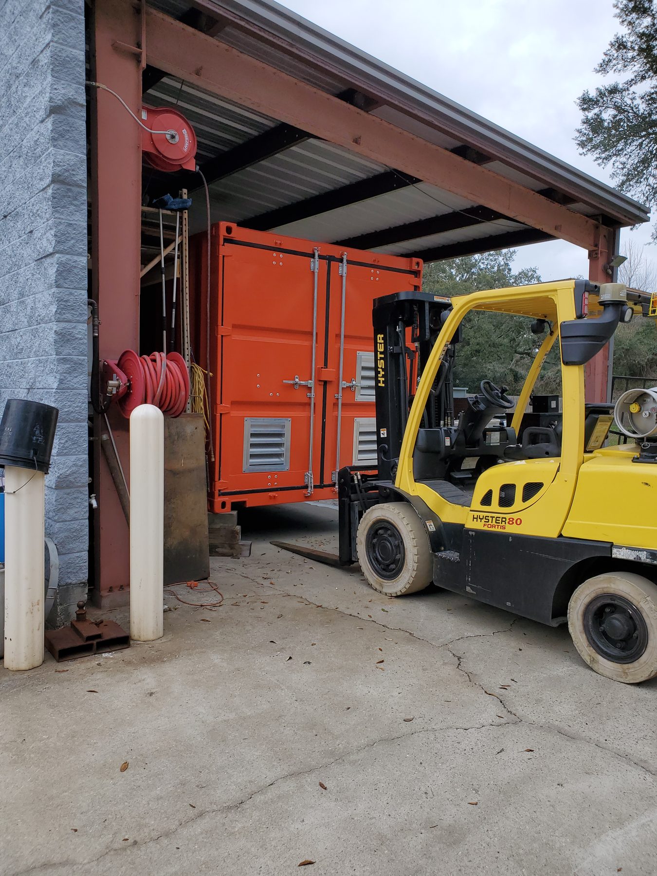 Custom Containerized Air System &mdash; Fabrication