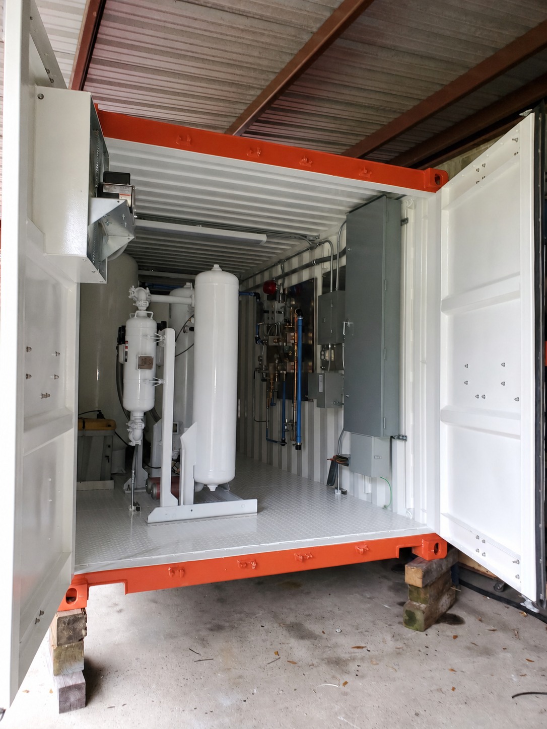 Custom Containerized Air System &mdash; Interior