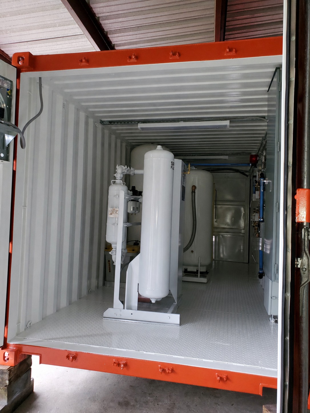 Custom Containerized Air System &mdash; Interior